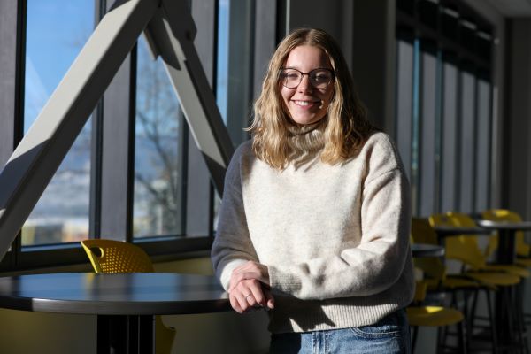 !Brie Birkenbuel poses for a photo
