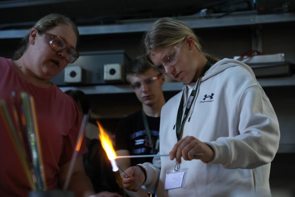 Materials Camp student