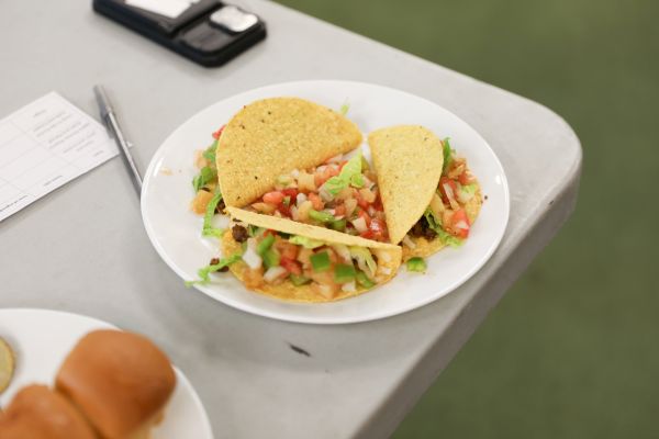 Tacos created during Copper Chef competition