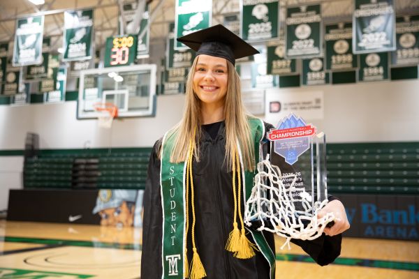 Liv in her cap and gown