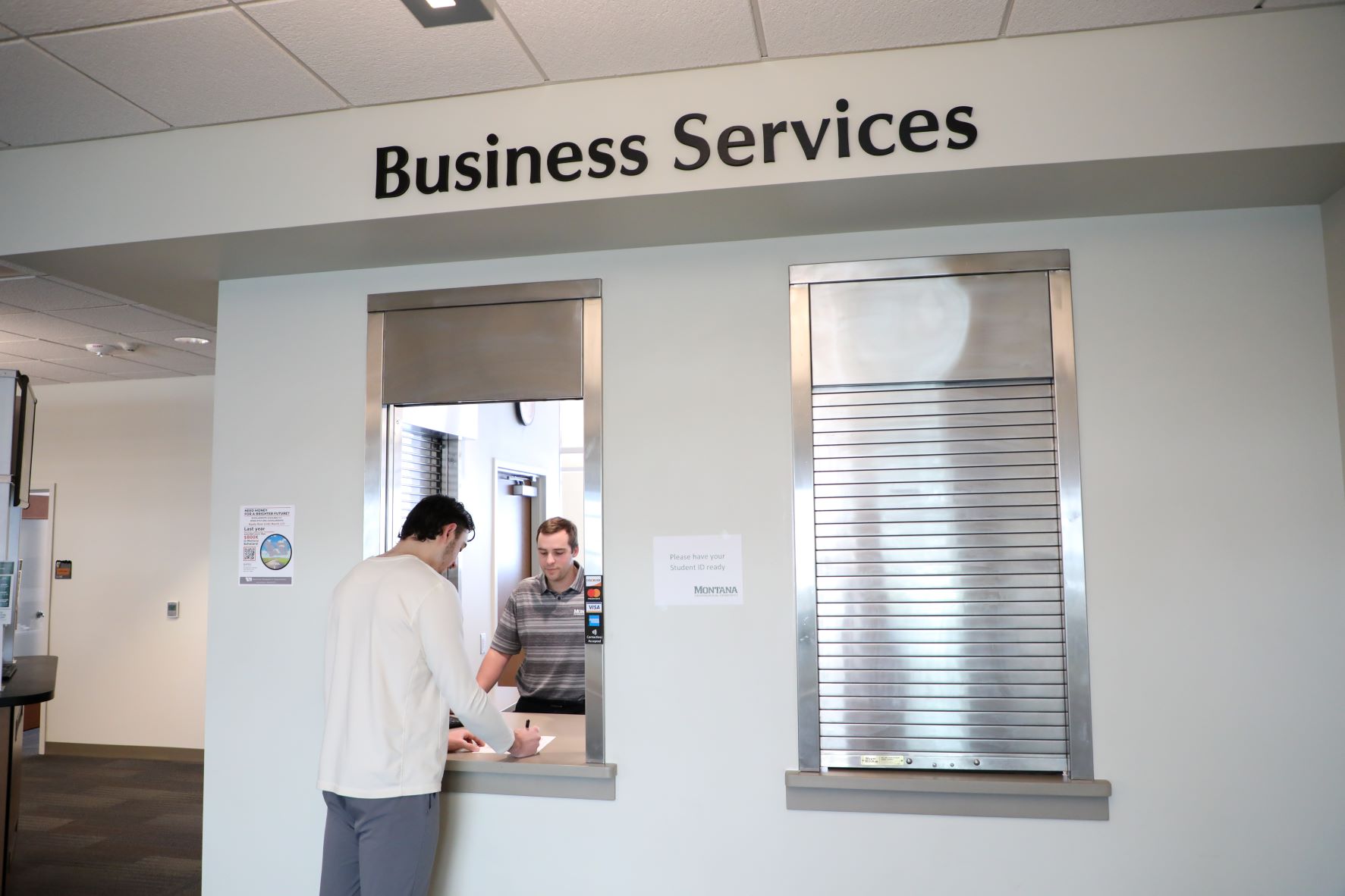 Business Services window