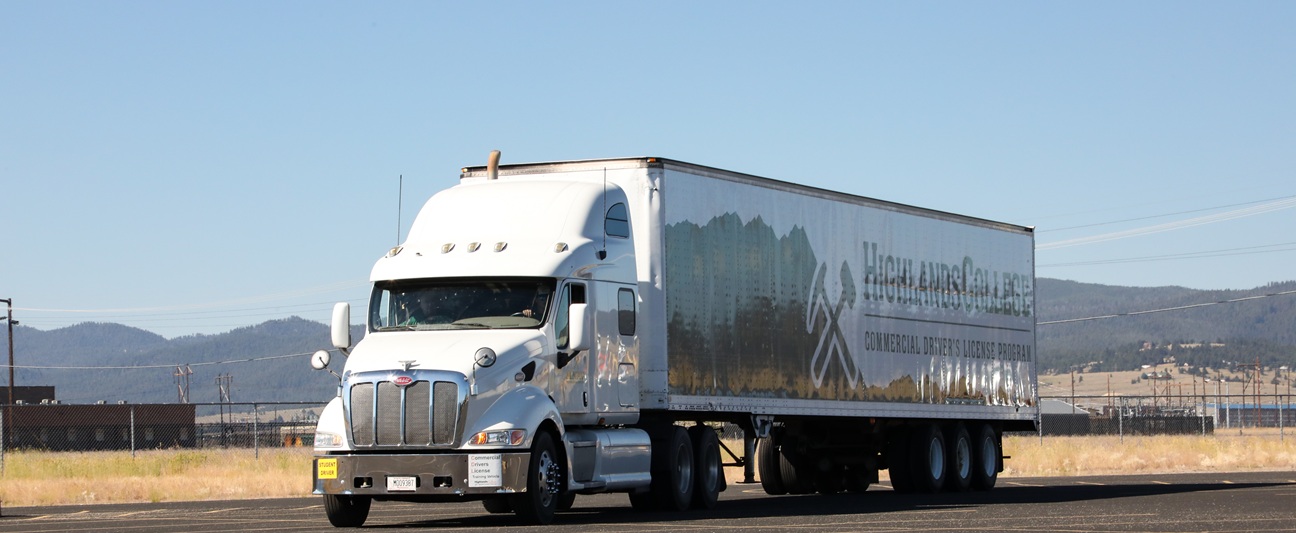 Commercial Truck on the road