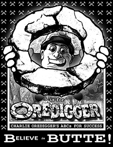 O is for Oredigger coloring page