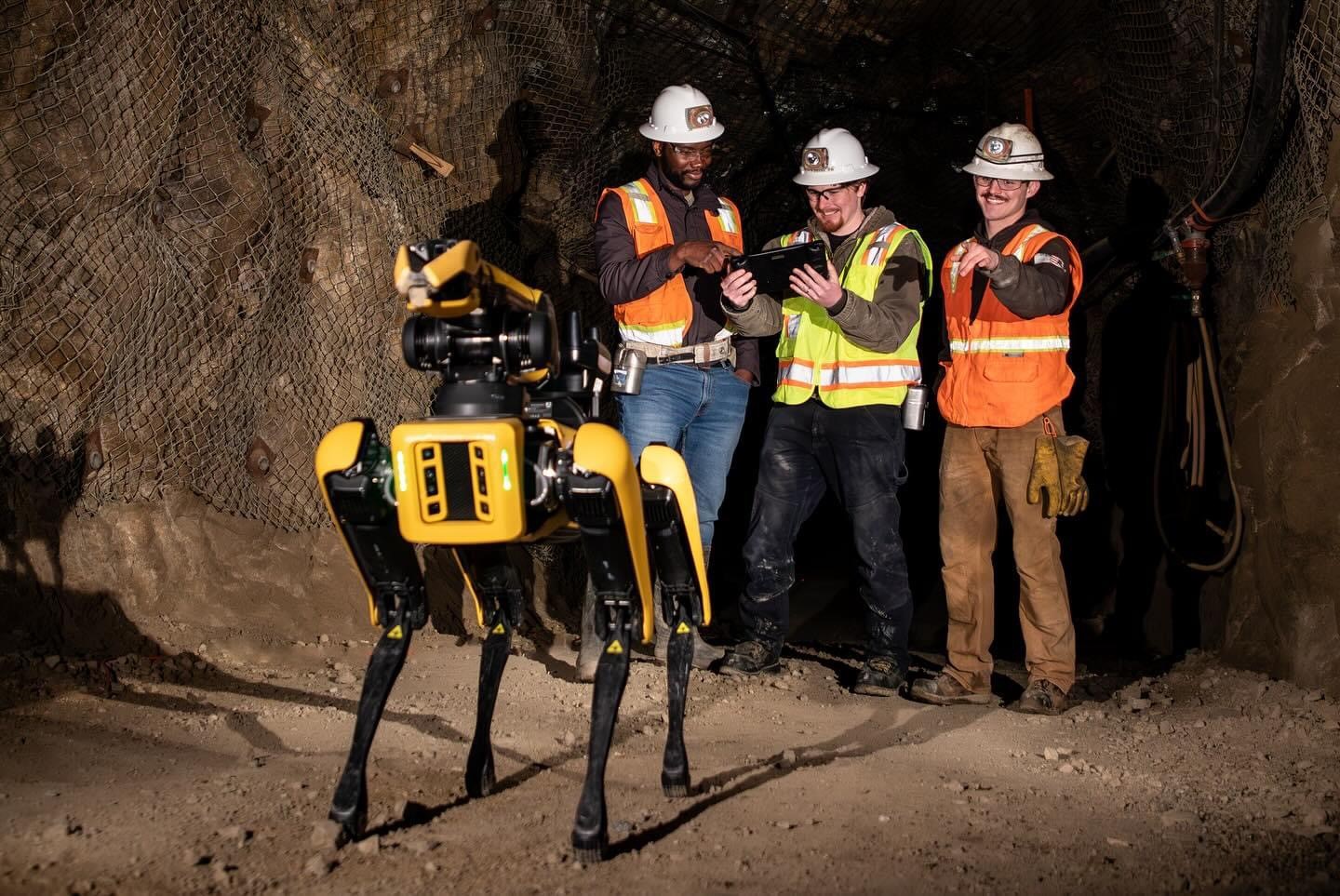 Students working in the Underground Mine Education Training Center