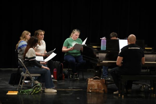 Montana Tech choir practices