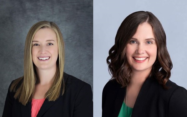 Headshots of  Johanna Ostrum, Chief Operating Officer at Transitional Energy, and Micaul Querciagrossa, a Family Medicine Physician Assistant at Intermountain Health