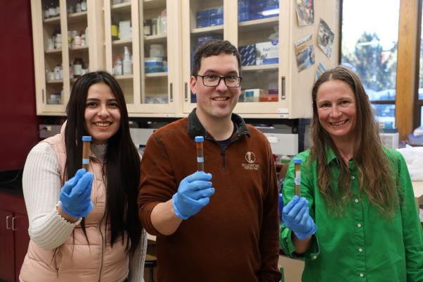 Eva Andrade-Barahona, Dr. Brian St. Clair, and Dr. Alysia Cox 