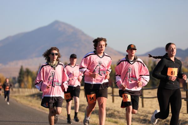 Students run race