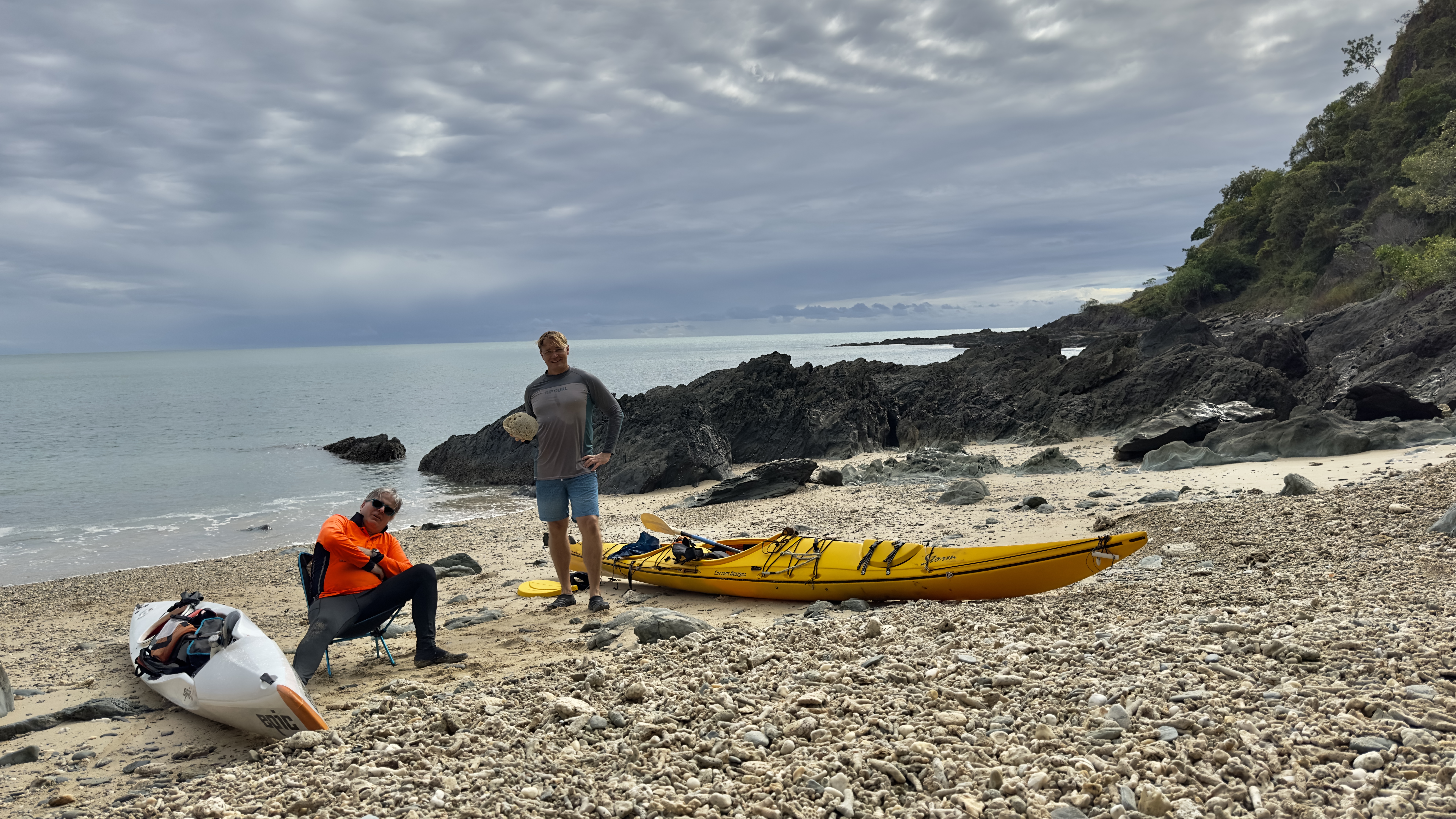 Dr. Robert Pal gets ready to kayak in Australia