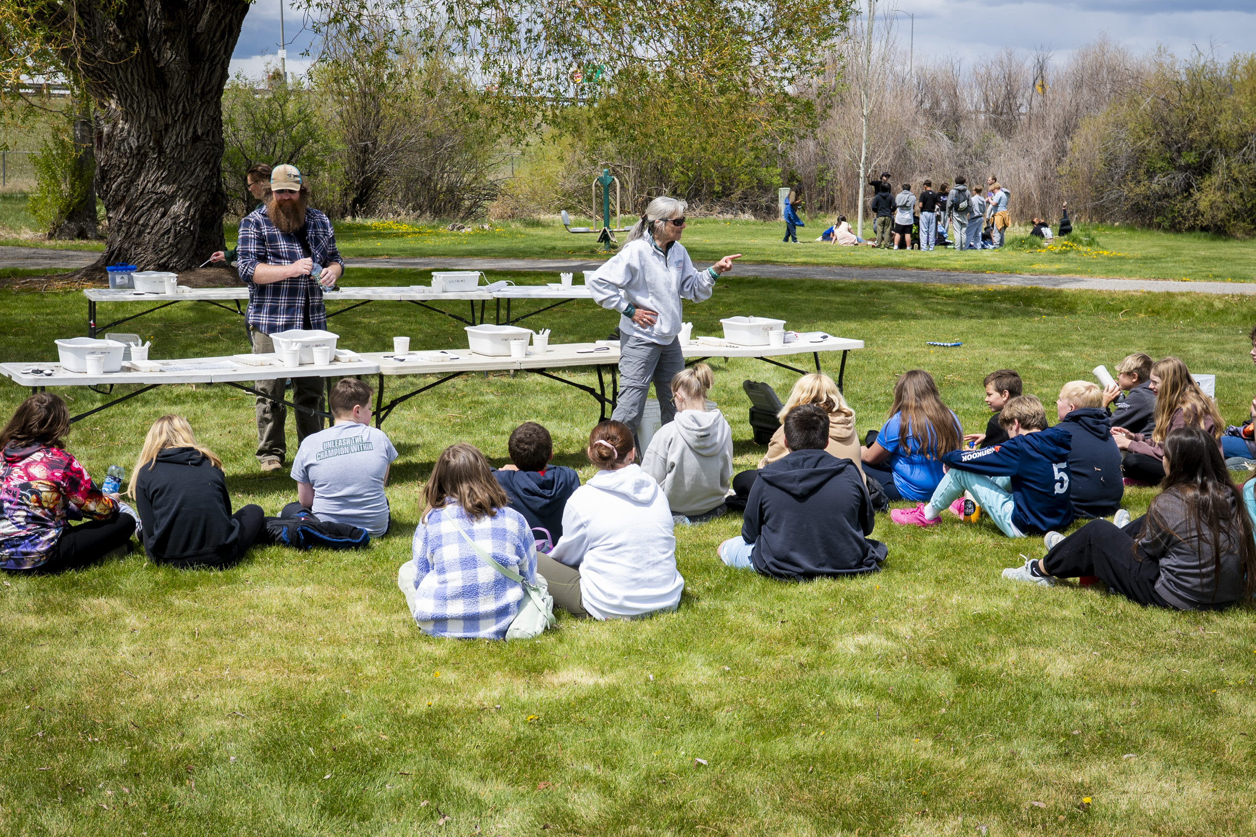 camping students