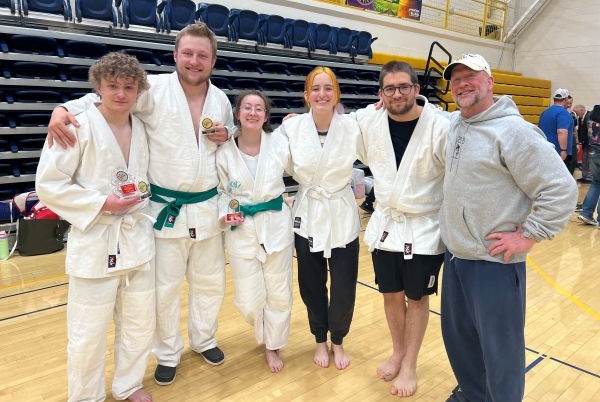 Montana Tech Judo club poses for a photo