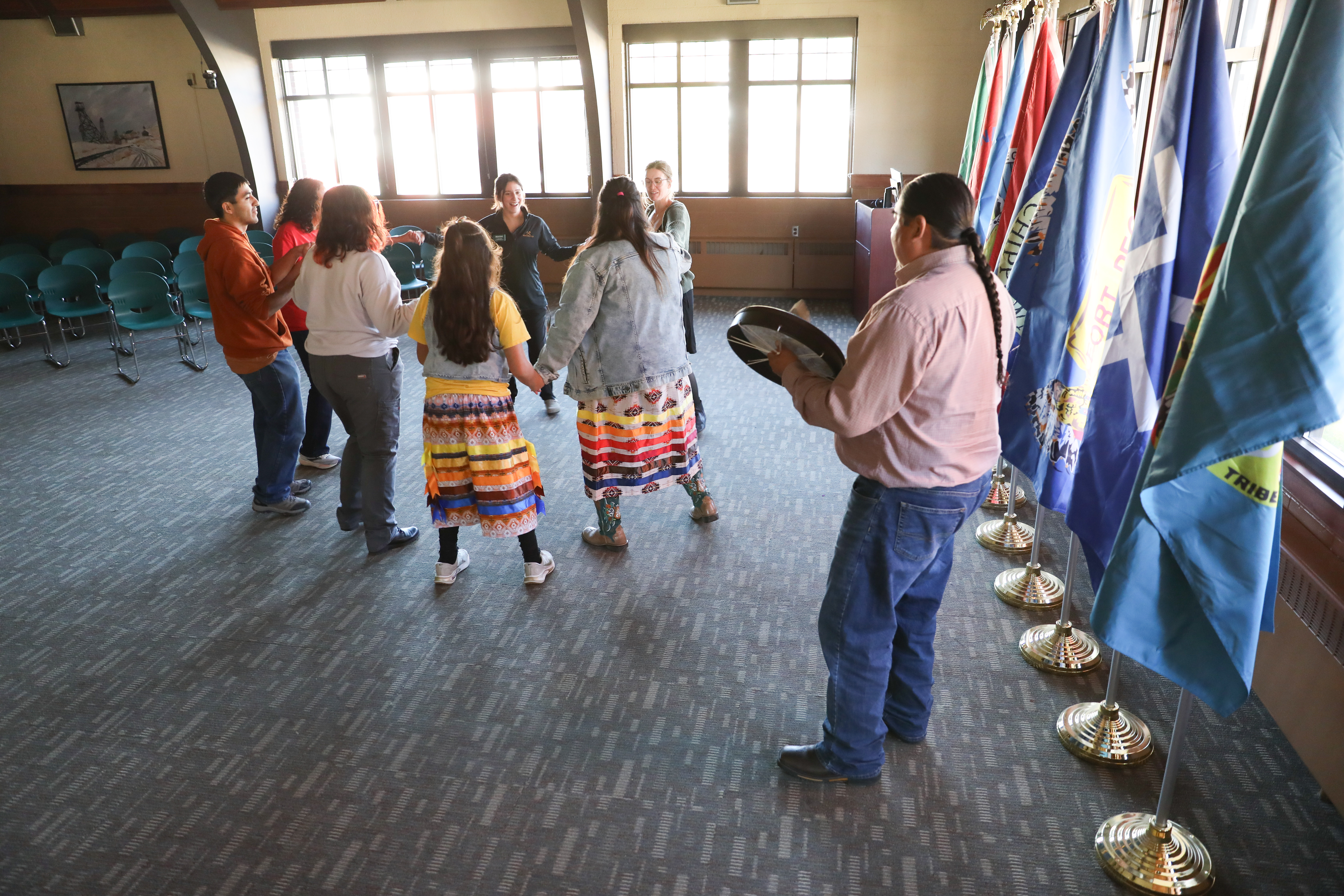 Indigenous round dance